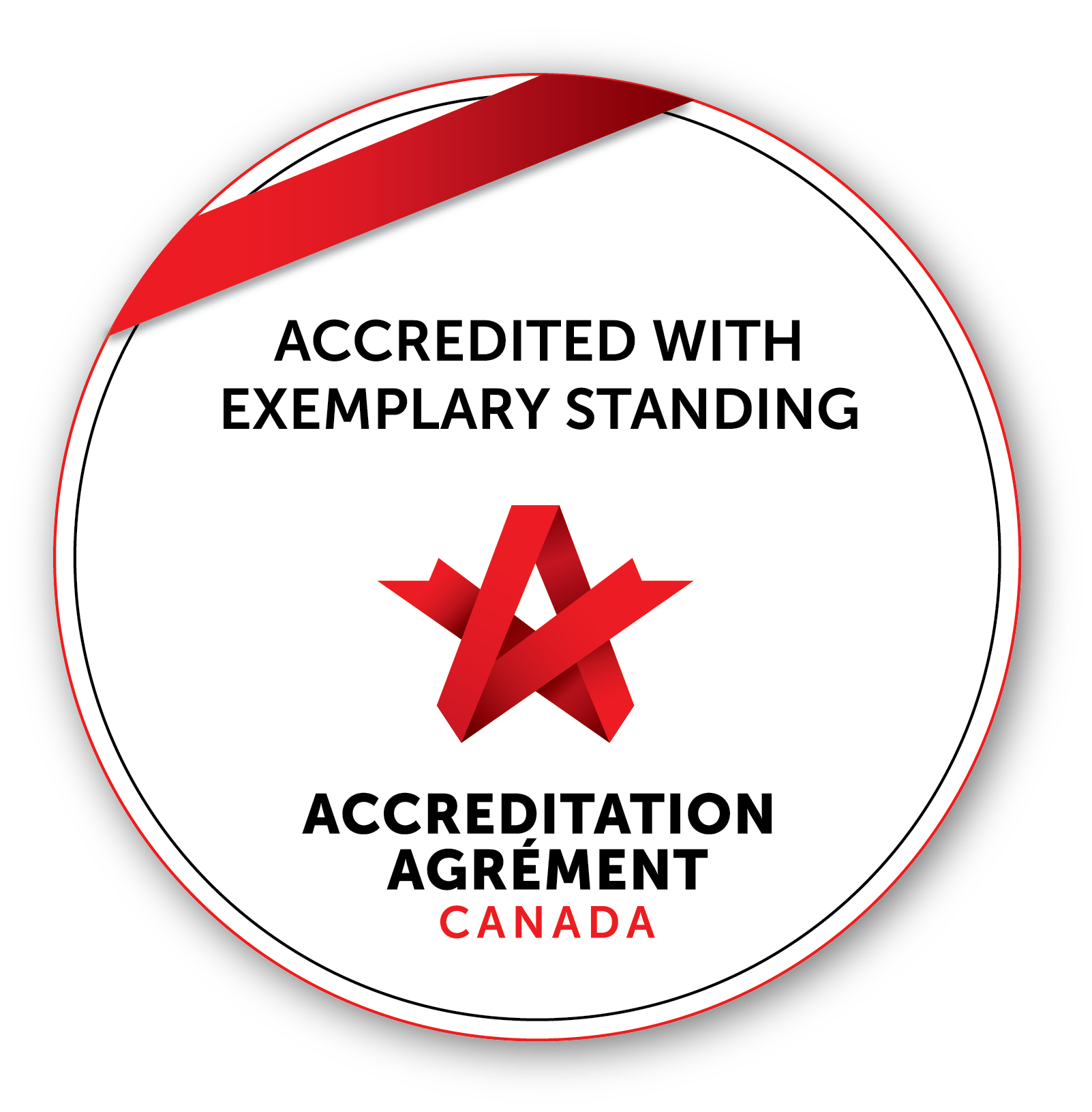 Accreditation Canada Seal-Exemplary Standing