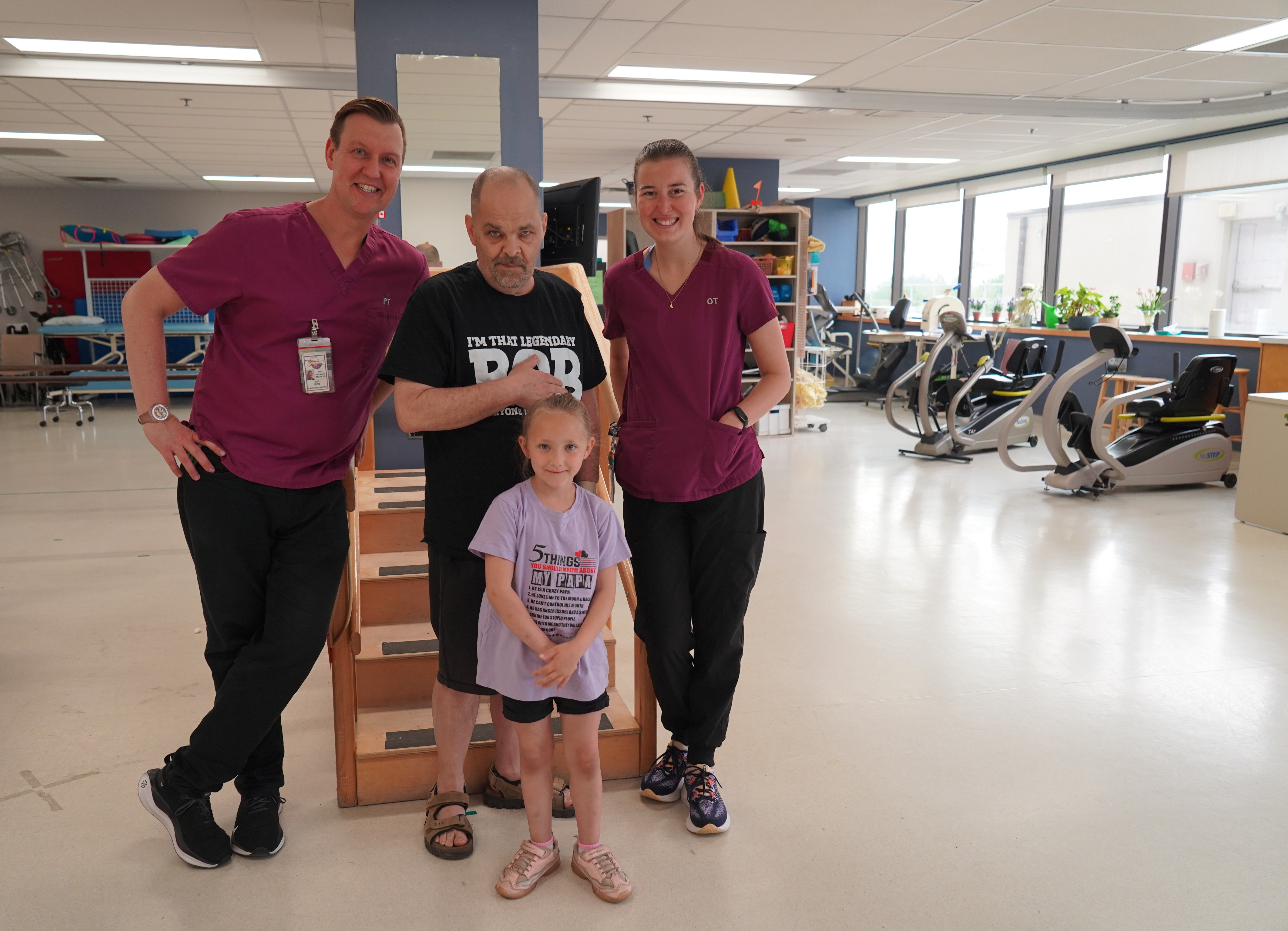 Rob Weir is on the road to recovery after his stroke back in June. With the help of his care team, and family, he's on the road to success.