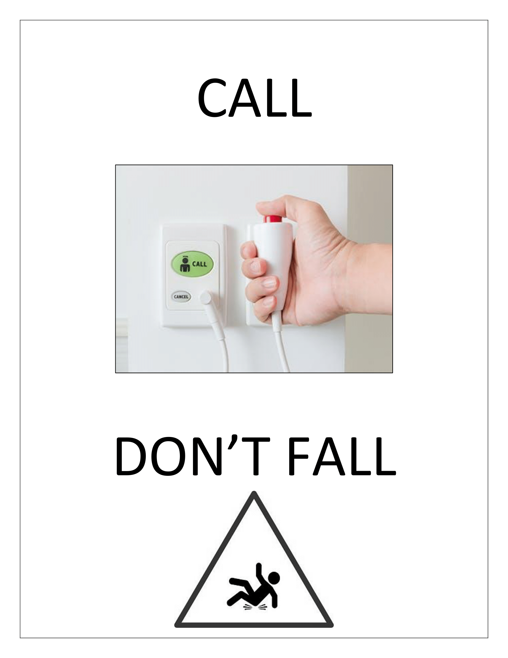 Call Don't Fall - Bathroom