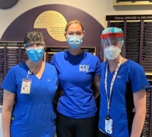 Joanne DeVries with daughters Caitlin & Danielle, all registered nurses at BCHS