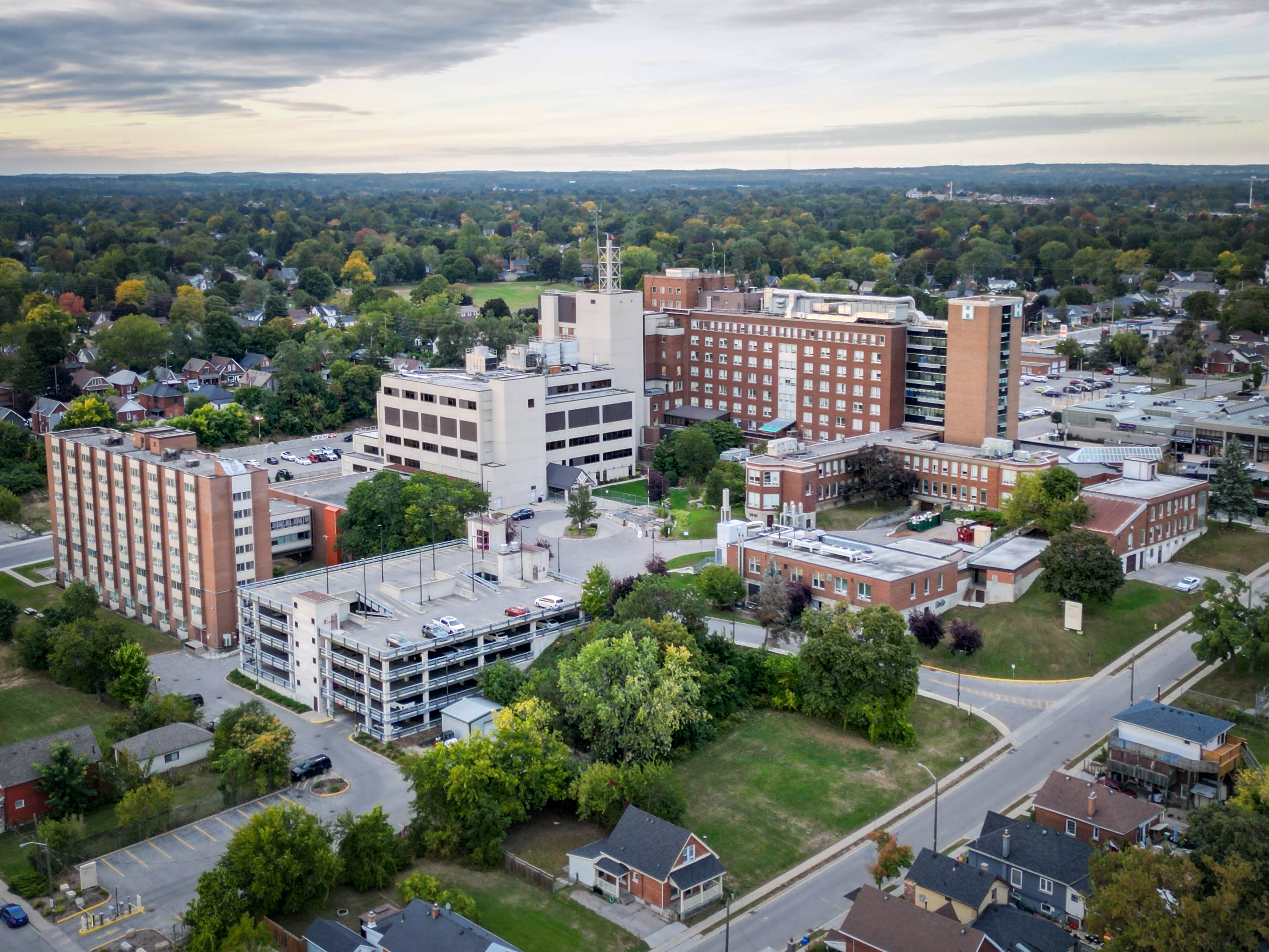 Brantford General Hospital Ariel View