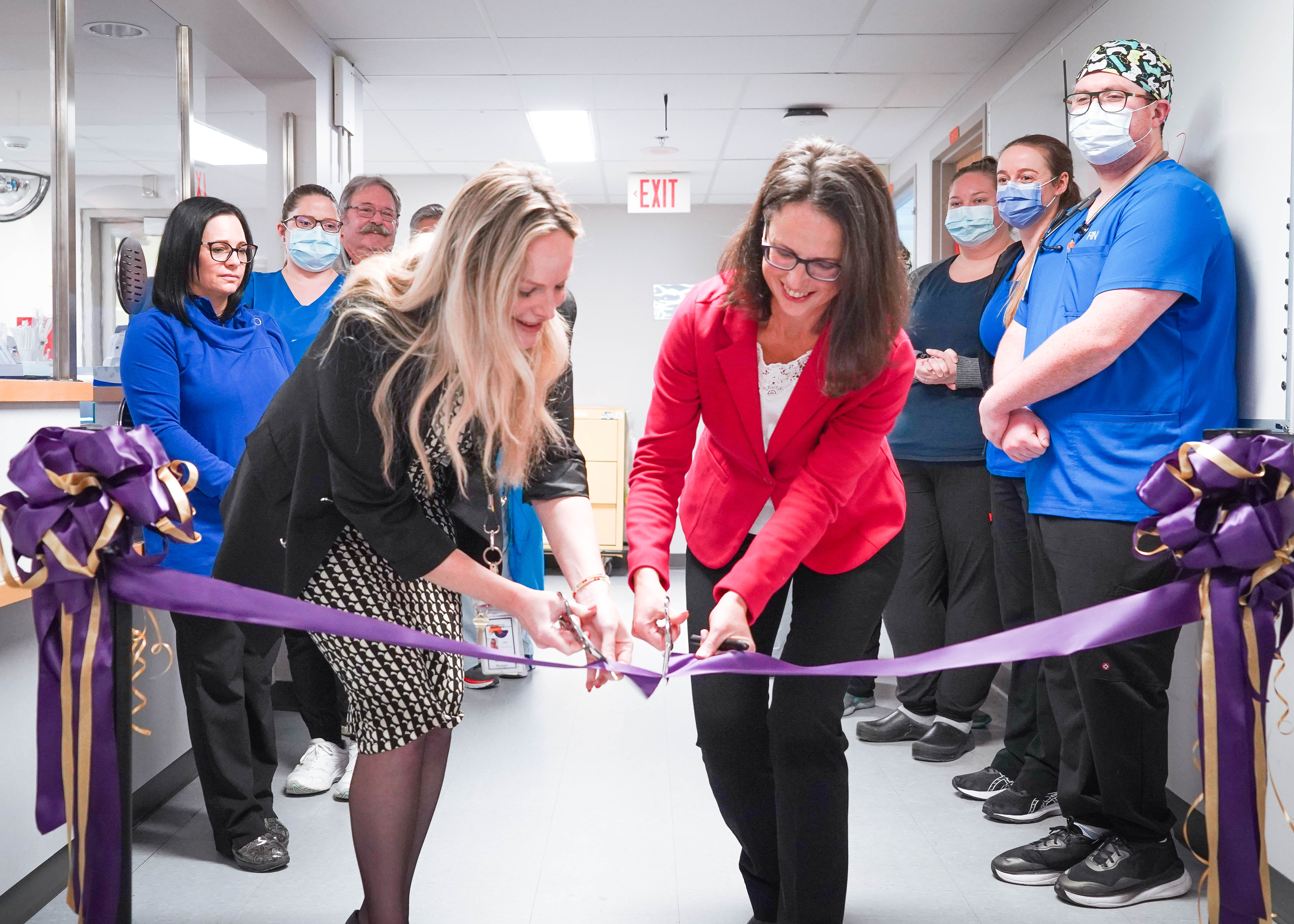 BCHS Critical Care program expansion ribbon cutting 