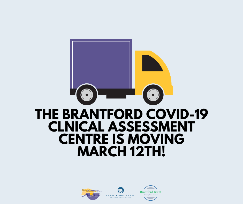 New Location for Brantford COVID-19 Clinical Assessment Centre