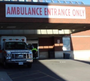 Brantford General Hospital Emergency Department entrance