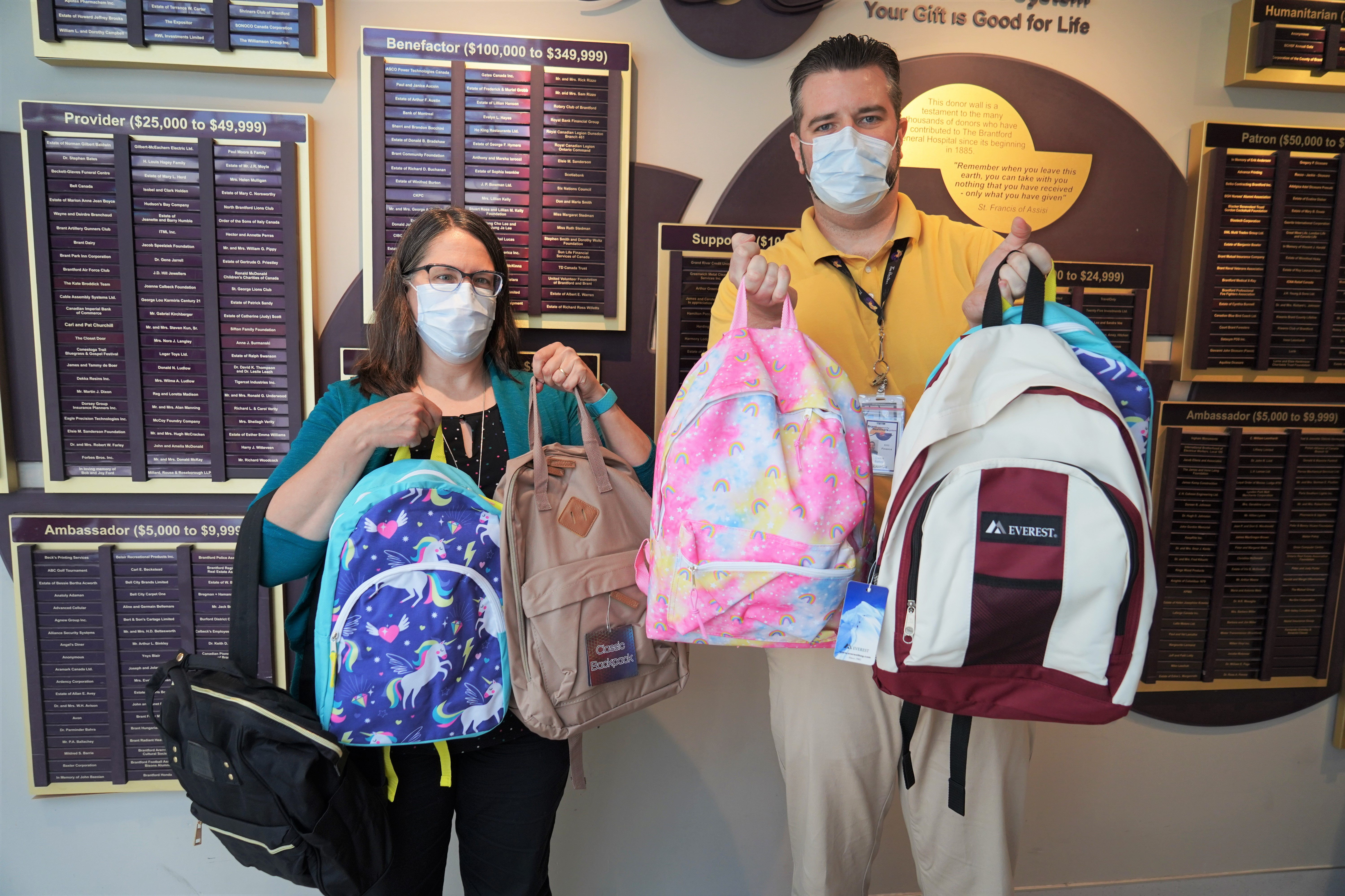 BCHS Supports Back to School Donation