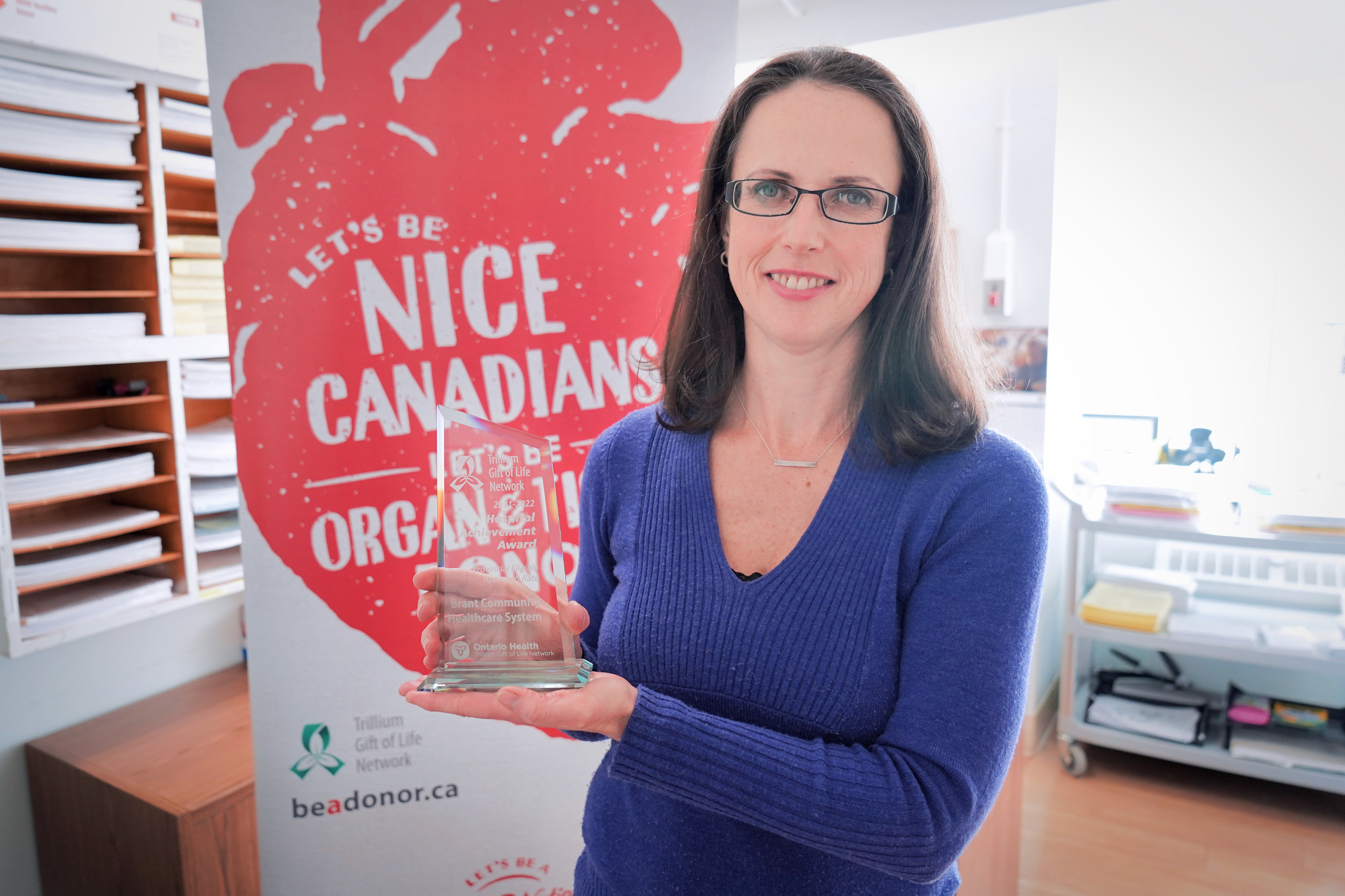 Dr. Anna Rozenberg is the lead physician at the Brant Community Healthcare System working to facilitate organ and tissue donations.