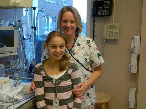 Liz and her daughter, who is also a NICU nurse as well.