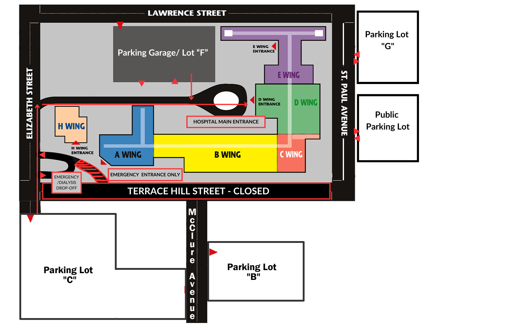 travel clinic in brantford Parking map for Brantford General Hospital, effective October 16th