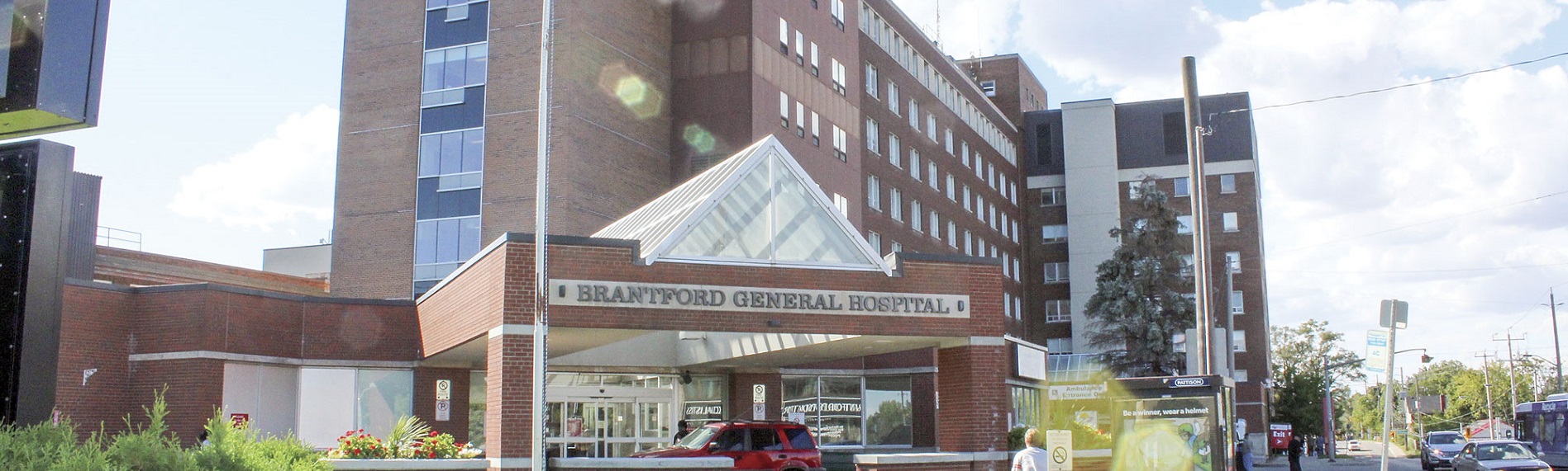 Exterior of Brantford General Hospital