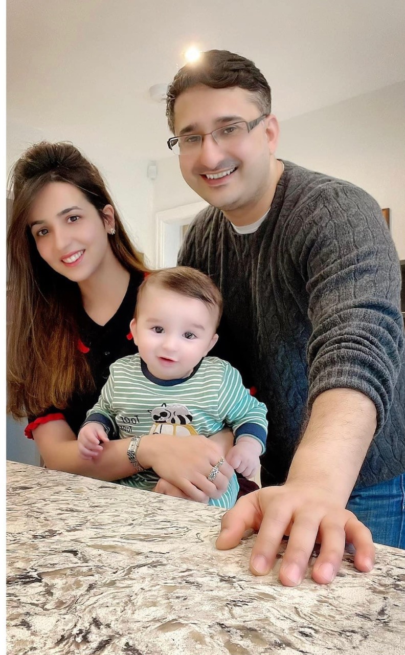 Dr. Ahmed with his family